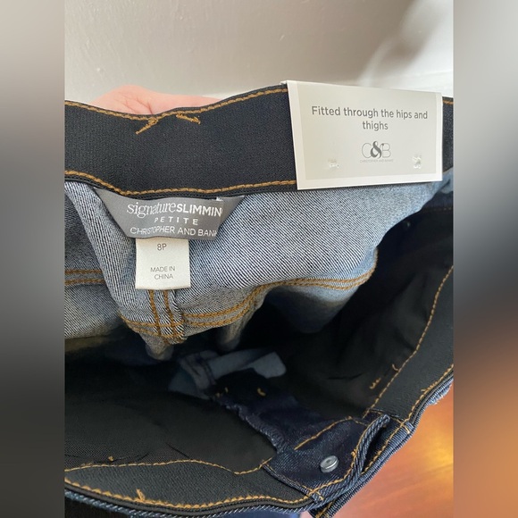 CHRISTOPHER BANKS NWT 8P Tapered Shape Fit Mid-rise The Perfect Jean - Picture 7 of 9